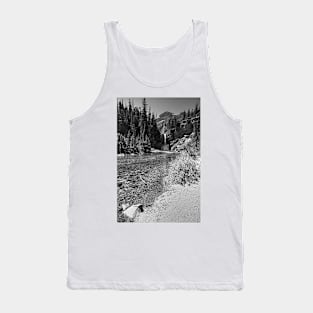 Glacier National Park Stream in the Mountains Tank Top